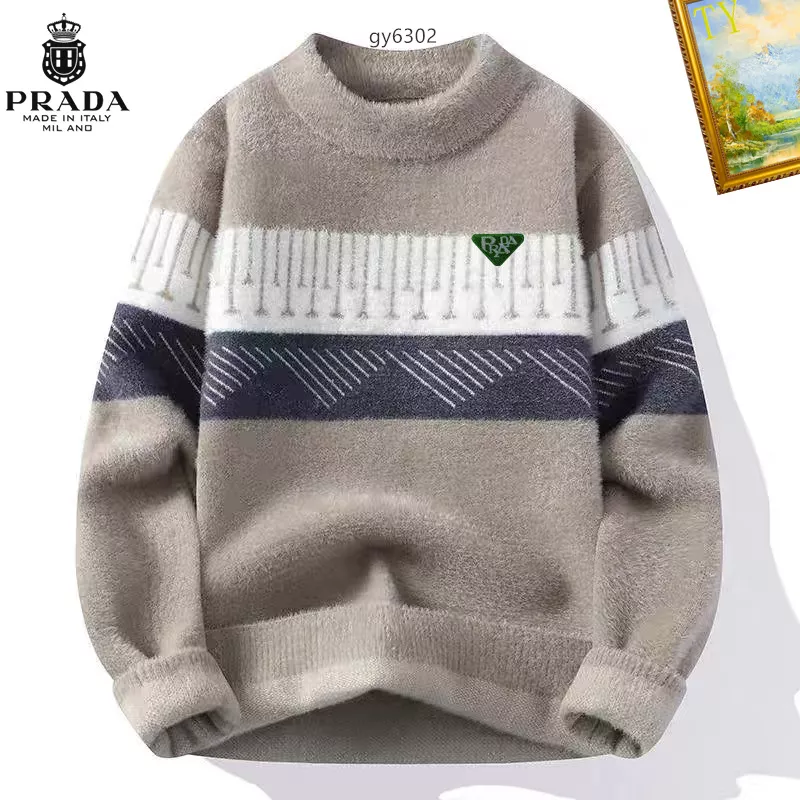 prada sweater manches longues pour homme s_1272447